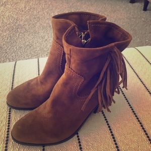 Suede booties